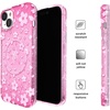 image:imageVELVET CAVIAR x Snoopy Phone Case for iPhone 15  Compatible with MagSafe  10ft Drop Tested  Pink Snoopy Be MineCherry Blossom Glitter