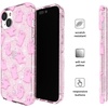 image:imageVELVET CAVIAR x Snoopy Phone Case for iPhone 15  Compatible with MagSafe  10ft Drop Tested  Pink Snoopy Be MineGhosted Pink Glitter