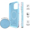 image:imageVELVET CAVIAR x Snoopy Phone Case for iPhone 15  Compatible with MagSafe  10ft Drop Tested  Pink Snoopy Be MineHolographic Moonstone Marble