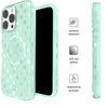 image:imageVELVET CAVIAR x Snoopy Phone Case for iPhone 15  Compatible with MagSafe  10ft Drop Tested  Pink Snoopy Be MineMint Chrome Polka Dot
