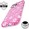 image:imageVELVET CAVIAR x Snoopy Phone Case for iPhone 16 Pro Max  Compatible with MagSafe 10ft Drop Tested  Snoopy Autumn LeavesCherry Blossom Glitter