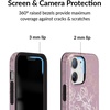 image:imageVelvet Caviar Compatible with iPhone 12 Mini Case for Women Cute  10ft Drop Tested  Protective Phone Cover Geometric MarbleDusty Rose Floral