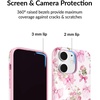 image:imageVelvet Caviar Compatible with iPhone 12 Mini Case for Women Cute  10ft Drop Tested  Protective Phone Cover Geometric MarblePosie Pink Bow