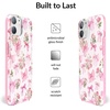 image:imageVelvet Caviar Compatible with iPhone 12 Mini Case for Women Cute  10ft Drop Tested  Protective Phone Cover Geometric MarblePosie Pink Bow