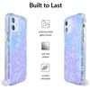 image:imageVelvet Caviar Compatible with iPhone 12 Mini Case for Women Cute  10ft Drop Tested  Protective Phone Cover Vintage ButterflyBlue Opal Quartz