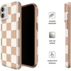 image:imageVelvet Caviar Compatible with iPhone 12 Mini Case for Women Cute  10ft Drop Tested  Protective Phone Cover Vintage ButterflyNude Checkered