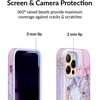 image:imageVelvet Caviar Compatible with iPhone 12 Pro Max Case for Women Cute  10ft Drop Tested  Protective Phone Cover Vintage Wildflowers FloralViolet Sky Marble