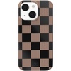 Mocha Vibe Checkered