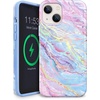 image:imageVELVET CAVIAR for iPhone 13 Mini Case for Women  Compatible with MagSafe 10ft Drop Tested  Cute Protective Phone Cover Holographic Blue Marble
