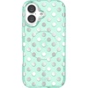 Mint Chrome Polka Dot
