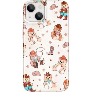 image:imageVELVET CAVIAR Black Leopard Cheetah Print Phone Case for iPhone 13  Compatible with MagSafe  10ft Drop TestedCowboy Teddy Bear