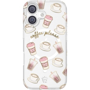 image:imageVELVET CAVIAR Case for iPhone 17  Compatible with MagSafe  10ft Drop Tested  Protective Designer Cases  Supergirl Purple Stardust GlitterCoffee Please