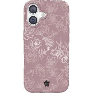 image:imageVELVET CAVIAR Case for iPhone 17  Compatible with MagSafe  10ft Drop Tested  Protective Designer Cases  Supergirl Purple Stardust GlitterDusty Rose Floral