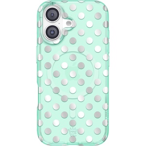 image:imageVELVET CAVIAR Case for iPhone 17  Compatible with MagSafe  10ft Drop Tested  Protective Designer Cases  Supergirl Purple Stardust GlitterMint Chrome Polka Dot