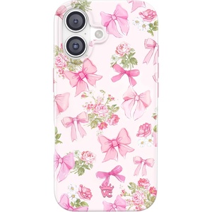 image:imageVELVET CAVIAR Case for iPhone 17  Compatible with MagSafe  10ft Drop Tested  Protective Designer Cases  Supergirl Purple Stardust GlitterPosie Pink Bow