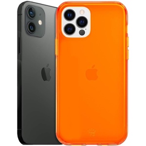 image:imageVELVET CAVIAR Clear Case for iPhone 12  iPhone 12 Pro 8ft Drop Tested Neon YellowNeon Orange