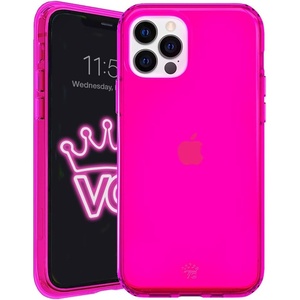 image:imageVELVET CAVIAR Clear Case for iPhone 12 Pro Max 8ft Drop Tested Neon OrangeNeon Pink