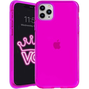 image:imageVELVET CAVIAR Clear Case for iPhone 12 Pro Max 8ft Drop Tested Neon OrangeNeon Purple