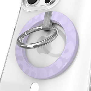 image:imageVELVET CAVIAR Compatible with MagSafe Phone Grip  Magnetic Ring Holder with Adjustable Stand  Removable MagSafe Accessories for iPhone 16 15 14 13 12 Pink Pumpkin SnoopyLilac Leopard