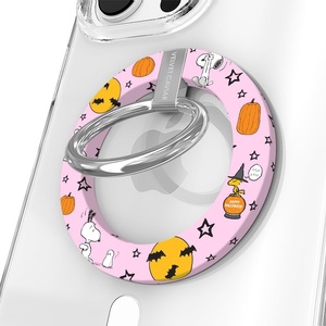 image:imageVELVET CAVIAR Compatible with MagSafe Phone Grip  Magnetic Ring Holder with Adjustable Stand  Removable MagSafe Accessories for iPhone 16 15 14 13 12 Pink Pumpkin SnoopyPink Pumpkin Snoopy