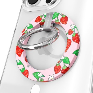 image:imageVELVET CAVIAR Compatible with MagSafe Phone Grip  Magnetic Ring Holder with Adjustable Stand  Removable MagSafe Accessories for iPhone 16 15 14 13 12 Pink Pumpkin SnoopyStrawberry