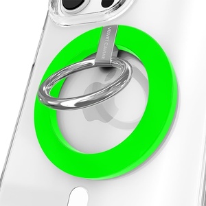 image:imageVELVET CAVIAR Compatible with MagSafe Phone Grip  Magnetic Ring Holder with Adjustable Stand  Removable MagSafe Accessories for iPhone 16 15 14 13 12 Pink Pumpkin SnoopyNeon Green
