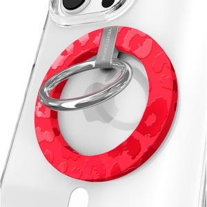 image:imageVELVET CAVIAR Compatible with MagSafe Phone Grip  Magnetic Ring Holder with Adjustable Stand  Removable MagSafe Accessories for iPhone 16 15 14 13 12 Pink Pumpkin SnoopyRed Leopard