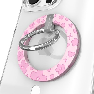 image:imageVELVET CAVIAR Compatible with MagSafe Phone Grip  Magnetic Ring Holder with Adjustable Stand  Removable MagSafe Accessories for iPhone 16 15 14 13 12 Pink Pumpkin SnoopyPink Cherry Blossom