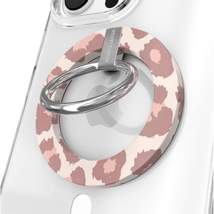image:imageVELVET CAVIAR Compatible with MagSafe Phone Grip  Magnetic Ring Holder with Adjustable Stand  Removable MagSafe Accessories for iPhone 16 15 14 13 12 Pink Pumpkin SnoopyBlush Leopard