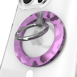 image:imageVELVET CAVIAR Compatible with MagSafe Phone Grip  Magnetic Ring Holder with Adjustable Stand  Removable MagSafe Accessories for iPhone 16 15 14 13 12 Pink Pumpkin SnoopyAmethyst Purple Leopard