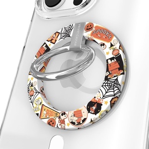 image:imageVELVET CAVIAR Compatible with MagSafe Phone Grip  Magnetic Ring Holder with Adjustable Stand  Removable MagSafe Accessories for iPhone 16 15 14 13 12 Pink Pumpkin SnoopyHalloween Snoopy Varsity