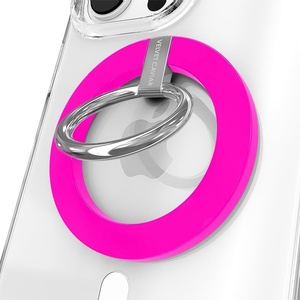 image:imageVELVET CAVIAR Compatible with MagSafe Phone Grip  Magnetic Ring Holder with Adjustable Stand  Removable MagSafe Accessories for iPhone 16 15 14 13 12 Pink Pumpkin SnoopyNeon Pink