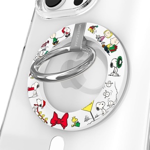 image:imageVELVET CAVIAR Compatible with MagSafe Phone Grip  Magnetic Ring Holder with Adjustable Stand  Removable MagSafe Accessories for iPhone 16 15 14 13 12 Pink Pumpkin SnoopySnoopy Christmas