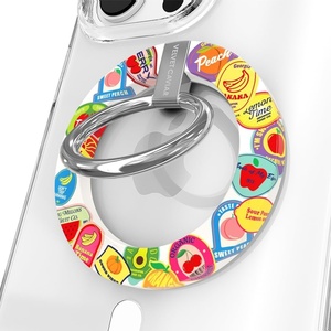 image:imageVELVET CAVIAR Compatible with MagSafe Phone Grip  Magnetic Ring Holder with Adjustable Stand  Removable MagSafe Accessories for iPhone 16 15 14 13 12 Pink Pumpkin SnoopyJuicy Fruits