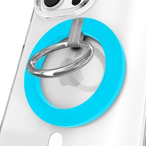 image:imageVELVET CAVIAR Compatible with MagSafe Phone Grip  Magnetic Ring Holder with Adjustable Stand  Removable MagSafe Accessories for iPhone 16 15 14 13 12 Pink Pumpkin SnoopyNeon Blue