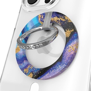 image:imageVELVET CAVIAR Compatible with MagSafe Phone Grip  Magnetic Ring Holder with Adjustable Stand  Removable MagSafe Accessories for iPhone 16 15 14 13 12 Pink Pumpkin SnoopyGalaxy Glitter