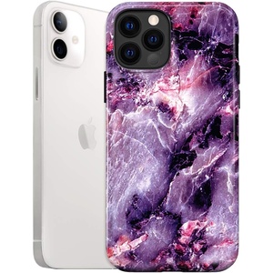 image:imageVELVET CAVIAR Compatible with iPhone 1212 Pro Case for Women Cute  10ft Drop Tested  Protective Phone Cover Geometric MarblePurple Stone