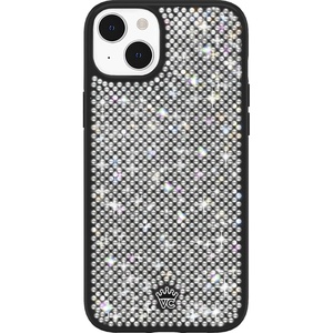 image:imageVELVET CAVIAR Designer Bling Case Compatible with iPhone 15  Luxury Rhinestone Diamond Phone Case Sparkly Crystals Hot Pink BaseBlack Crystal