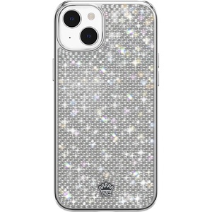 image:imageVELVET CAVIAR Designer Bling Case Compatible with iPhone 15  Luxury Rhinestone Diamond Phone Case Sparkly Crystals Hot Pink BaseSilver Crystal