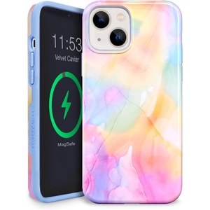 image:imageVELVET CAVIAR for iPhone 13 Case Floral  Compatible with MagSafe  10ft Drop Tested  Purple Rose Gold FlowersPastel Tie Dye