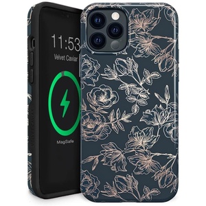 image:imageVELVET CAVIAR for iPhone 13 Pro Case  Compatible with MagSafe  10ft Drop Tested  Galaxy GlitterFloral Rose Gold