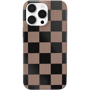 image:imageVELVET CAVIAR for iPhone 13 Pro Case  Compatible with MagSafe  10ft Drop Tested  Galaxy GlitterMocha Vibe Checkered