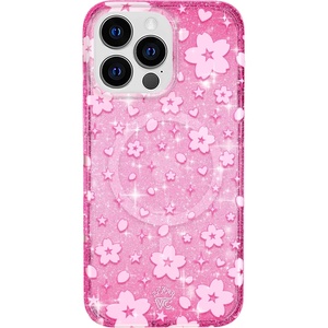 image:imageVELVET CAVIAR for iPhone 13 Pro Max Case  Compatible with MagSafe  10ft Drop Tested  Galaxy GlitterCherry Blossom Glitter