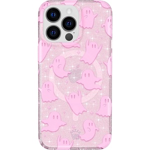 image:imageVELVET CAVIAR for iPhone 13 Pro Max Case  Compatible with MagSafe  10ft Drop Tested  Galaxy GlitterGhosted Pink Glitter