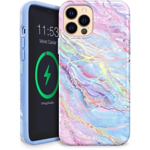 image:imageVELVET CAVIAR for iPhone 13 Pro Max Case  Compatible with MagSafe  10ft Drop Tested  Galaxy GlitterHolographic Moonstone