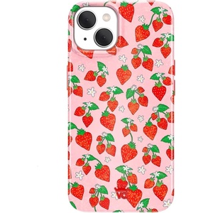 image:imageVELVET CAVIAR for iPhone 15 Case  Compatible with MagSafe  10ft Drop Tested  Geometric MarbleStrawberry