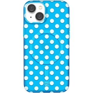 image:imageVELVET CAVIAR for iPhone 15 Pro Max Case  Compatible with MagSafe  10ft Drop Tested  Protective Designer Cases  Supergirl Krypto GlitterAquamarine Polka Dot