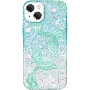 image:imageVELVET CAVIAR for iPhone 15 Pro Max Case  Compatible with MagSafe  10ft Drop Tested  Protective Designer Cases  Supergirl Krypto GlitterMermaid Glitter Holo