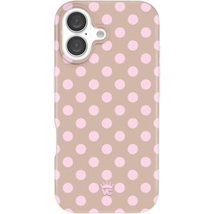 image:imageVELVET CAVIAR for iPhone 16 Case  Compatible with MagSafe 10ft Drop Tested  Protective Designer Cases  Supergirl Krypto GlitterBrown Sugar Polka Dot