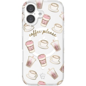 image:imageVELVET CAVIAR for iPhone 16 Case  Compatible with MagSafe 10ft Drop Tested  Protective Designer Cases  Supergirl Krypto GlitterCoffee Please